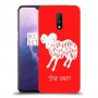 טלה כיסוי מגן קשיח בעיצוב אישי עם השם שלך ל OnePlus 7 יחידה אחת סקרין מובייל