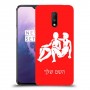 תאומים כיסוי מגן קשיח בעיצוב אישי עם השם שלך ל OnePlus 7 יחידה אחת סקרין מובייל