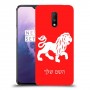 אריה כיסוי מגן קשיח בעיצוב אישי עם השם שלך ל OnePlus 7 יחידה אחת סקרין מובייל