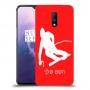 סקִי כיסוי מגן קשיח בעיצוב אישי עם השם שלך ל OnePlus 7 יחידה אחת סקרין מובייל