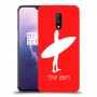 גלישה כיסוי מגן קשיח בעיצוב אישי עם השם שלך ל OnePlus 7 יחידה אחת סקרין מובייל