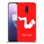 אימון ספורט - אישה כיסוי מגן קשיח בעיצוב אישי עם השם שלך ל OnePlus 7 יחידה אחת סקרין מובייל