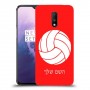 כדורעף - כדור כיסוי מגן קשיח בעיצוב אישי עם השם שלך ל OnePlus 7 יחידה אחת סקרין מובייל