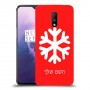 שלג כיסוי מגן קשיח בעיצוב אישי עם השם שלך ל OnePlus 7 יחידה אחת סקרין מובייל