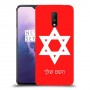 מגן דוד - ישראל כיסוי מגן קשיח בעיצוב אישי עם השם שלך ל OnePlus 7 יחידה אחת סקרין מובייל