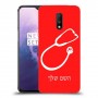 רופא סטטוסקופ כיסוי מגן קשיח בעיצוב אישי עם השם שלך ל OnePlus 7 יחידה אחת סקרין מובייל