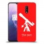 טלסקופ כיסוי מגן קשיח בעיצוב אישי עם השם שלך ל OnePlus 7 יחידה אחת סקרין מובייל