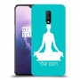 יוגה כיסוי מגן קשיח בעיצוב אישי עם השם שלך ל OnePlus 7 יחידה אחת סקרין מובייל