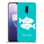 דגים כיסוי מגן קשיח בעיצוב אישי עם השם שלך ל OnePlus 7 יחידה אחת סקרין מובייל