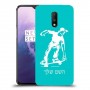 ילד סקייטבורד כיסוי מגן קשיח בעיצוב אישי עם השם שלך ל OnePlus 7 יחידה אחת סקרין מובייל
