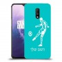 שחקן כדורגל כיסוי מגן קשיח בעיצוב אישי עם השם שלך ל OnePlus 7 יחידה אחת סקרין מובייל