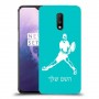 שחקן טניס כיסוי מגן קשיח בעיצוב אישי עם השם שלך ל OnePlus 7 יחידה אחת סקרין מובייל