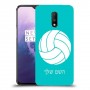כדורעף - כדור כיסוי מגן קשיח בעיצוב אישי עם השם שלך ל OnePlus 7 יחידה אחת סקרין מובייל
