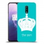 כתר מלכותי כיסוי מגן קשיח בעיצוב אישי עם השם שלך ל OnePlus 7 יחידה אחת סקרין מובייל