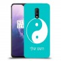 סמל יינג יאנג - סין כיסוי מגן קשיח בעיצוב אישי עם השם שלך ל OnePlus 7 יחידה אחת סקרין מובייל