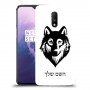 זאב כיסוי מגן קשיח בעיצוב אישי עם השם שלך ל OnePlus 7 יחידה אחת סקרין מובייל