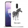 זברה כיסוי מגן קשיח בעיצוב אישי עם השם שלך ל OnePlus 7 יחידה אחת סקרין מובייל