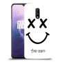 סמיילי כיסוי מגן קשיח בעיצוב אישי עם השם שלך ל OnePlus 7 יחידה אחת סקרין מובייל