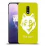 זאב כיסוי מגן קשיח בעיצוב אישי עם השם שלך ל OnePlus 7 יחידה אחת סקרין מובייל