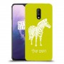 זברה כיסוי מגן קשיח בעיצוב אישי עם השם שלך ל OnePlus 7 יחידה אחת סקרין מובייל