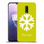 שלג כיסוי מגן קשיח בעיצוב אישי עם השם שלך ל OnePlus 7 יחידה אחת סקרין מובייל