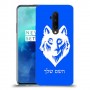 זאב כיסוי מגן קשיח בעיצוב אישי עם השם שלך ל OnePlus 7T Pro יחידה אחת סקרין מובייל