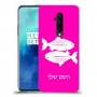 דגים כיסוי מגן קשיח בעיצוב אישי עם השם שלך ל OnePlus 7T Pro יחידה אחת סקרין מובייל
