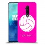 כדורעף - כדור כיסוי מגן קשיח בעיצוב אישי עם השם שלך ל OnePlus 7T Pro יחידה אחת סקרין מובייל
