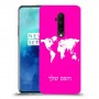 מפת העולם כיסוי מגן קשיח בעיצוב אישי עם השם שלך ל OnePlus 7T Pro יחידה אחת סקרין מובייל