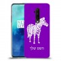 זברה כיסוי מגן קשיח בעיצוב אישי עם השם שלך ל OnePlus 7T Pro יחידה אחת סקרין מובייל