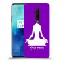 יוגה כיסוי מגן קשיח בעיצוב אישי עם השם שלך ל OnePlus 7T Pro יחידה אחת סקרין מובייל
