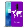 מפת העולם כיסוי מגן קשיח בעיצוב אישי עם השם שלך ל OnePlus 7T Pro יחידה אחת סקרין מובייל