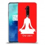 יוגה כיסוי מגן קשיח בעיצוב אישי עם השם שלך ל OnePlus 7T Pro יחידה אחת סקרין מובייל