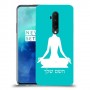 יוגה כיסוי מגן קשיח בעיצוב אישי עם השם שלך ל OnePlus 7T Pro יחידה אחת סקרין מובייל