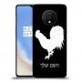 תרנגול כיסוי מגן קשיח בעיצוב אישי עם השם שלך ל OnePlus 7T יחידה אחת סקרין מובייל