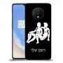 תאומים כיסוי מגן קשיח בעיצוב אישי עם השם שלך ל OnePlus 7T יחידה אחת סקרין מובייל
