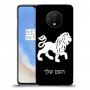 אריה כיסוי מגן קשיח בעיצוב אישי עם השם שלך ל OnePlus 7T יחידה אחת סקרין מובייל