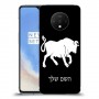 שור כיסוי מגן קשיח בעיצוב אישי עם השם שלך ל OnePlus 7T יחידה אחת סקרין מובייל