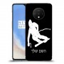 סקִי כיסוי מגן קשיח בעיצוב אישי עם השם שלך ל OnePlus 7T יחידה אחת סקרין מובייל