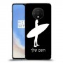 גלישה כיסוי מגן קשיח בעיצוב אישי עם השם שלך ל OnePlus 7T יחידה אחת סקרין מובייל
