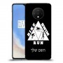 טריאתלון כיסוי מגן קשיח בעיצוב אישי עם השם שלך ל OnePlus 7T יחידה אחת סקרין מובייל