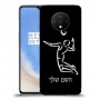 שחקן כדורעף כיסוי מגן קשיח בעיצוב אישי עם השם שלך ל OnePlus 7T יחידה אחת סקרין מובייל