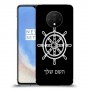 הגה - קפטן - ים כיסוי מגן קשיח בעיצוב אישי עם השם שלך ל OnePlus 7T יחידה אחת סקרין מובייל
