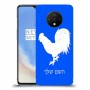 תרנגול כיסוי מגן קשיח בעיצוב אישי עם השם שלך ל OnePlus 7T יחידה אחת סקרין מובייל