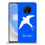 ציפור לבלוע כיסוי מגן קשיח בעיצוב אישי עם השם שלך ל OnePlus 7T יחידה אחת סקרין מובייל