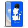 אישה אהבה כיסוי מגן קשיח בעיצוב אישי עם השם שלך ל OnePlus 7T יחידה אחת סקרין מובייל