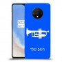 חצוצרה כיסוי מגן קשיח בעיצוב אישי עם השם שלך ל OnePlus 7T יחידה אחת סקרין מובייל