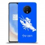 סרטן כיסוי מגן קשיח בעיצוב אישי עם השם שלך ל OnePlus 7T יחידה אחת סקרין מובייל