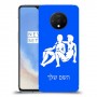 תאומים כיסוי מגן קשיח בעיצוב אישי עם השם שלך ל OnePlus 7T יחידה אחת סקרין מובייל