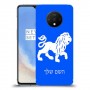 אריה כיסוי מגן קשיח בעיצוב אישי עם השם שלך ל OnePlus 7T יחידה אחת סקרין מובייל